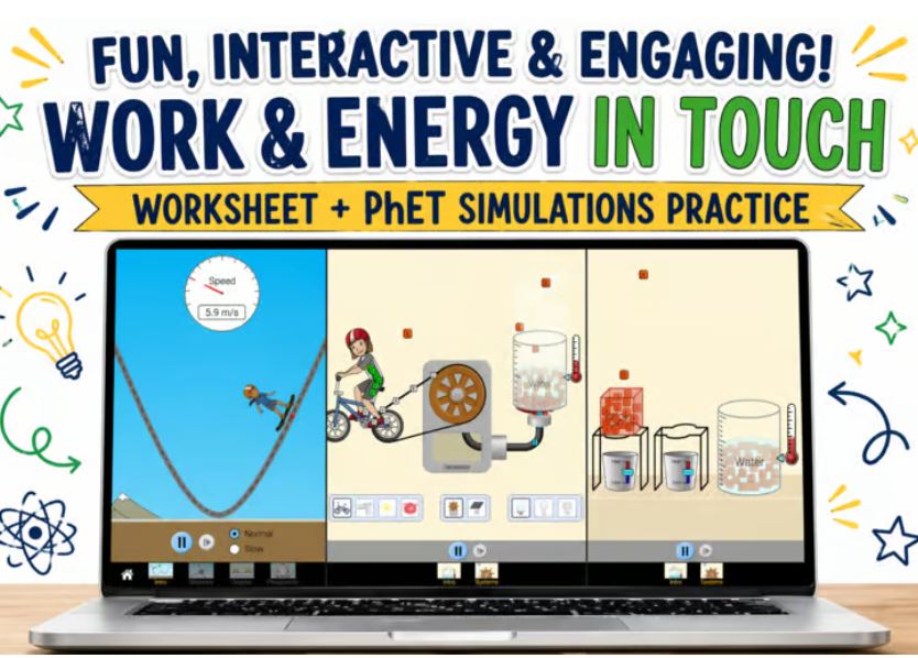 Work and Energy Basics Worksheet