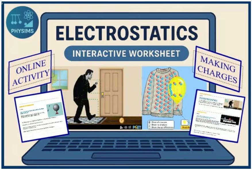 ELECTRIC CHARGE INTERACTIVE WORKSHEET